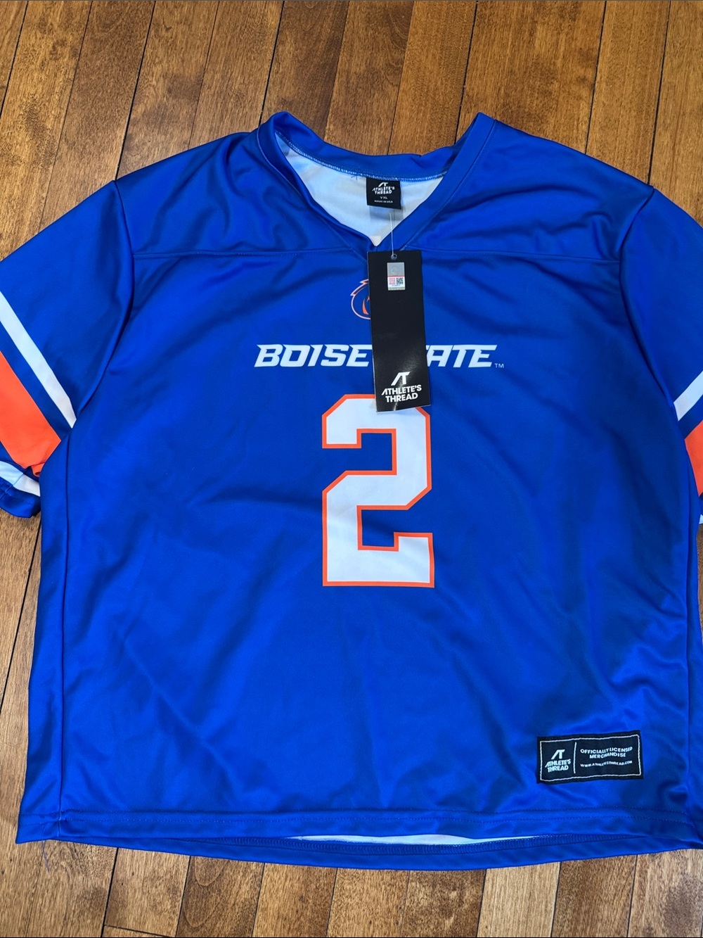 Boys Royal Blue #2 Athletic Jersey